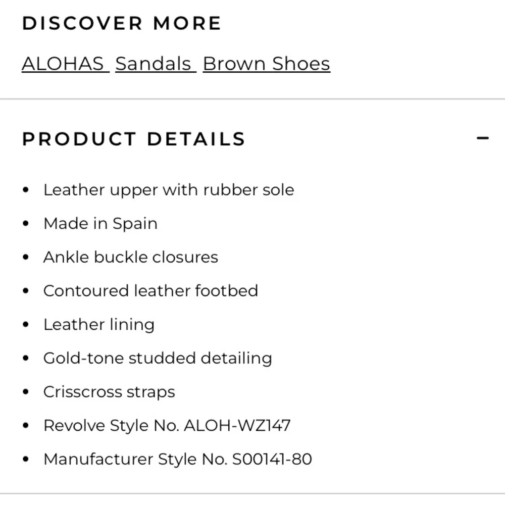 New: Alohas Buckle Up Leather Sandal in Tan. Size 41 - Picture 4 of 16